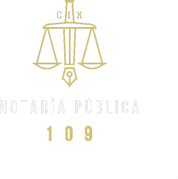Notaría Pública 109 — official mark